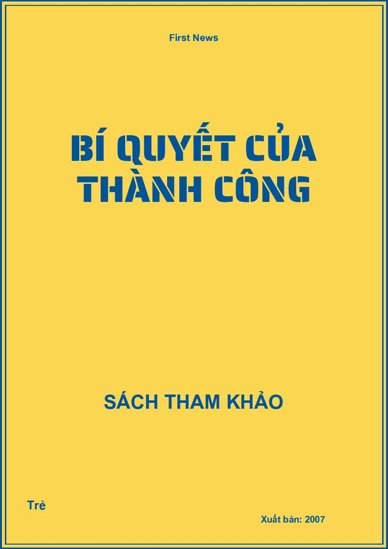 Bí quyết của thành công