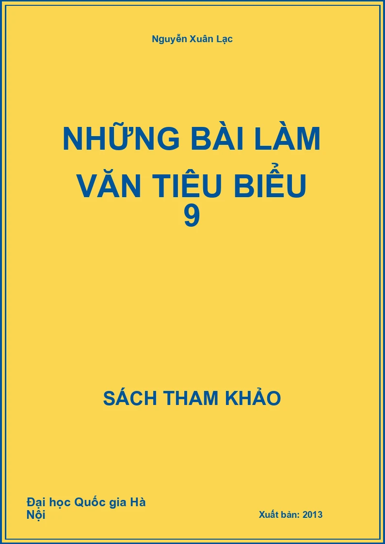 Những bài làm văn tiêu biểu 9