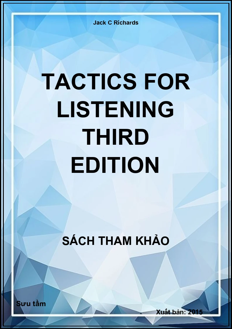 Tactics for listening third edition