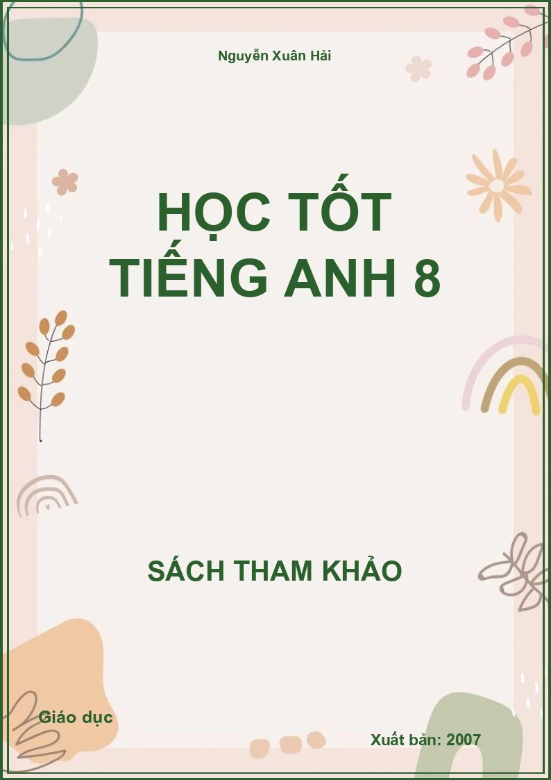 Học Tốt Tiếng Anh 8