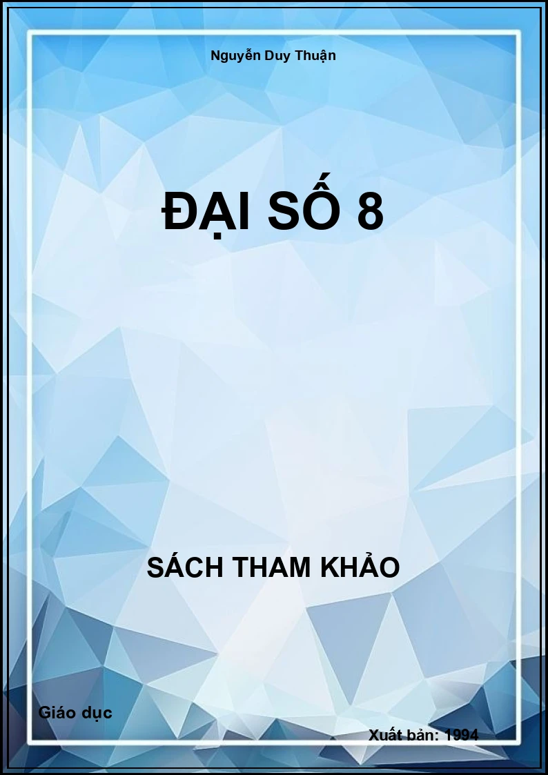 Đại số 8