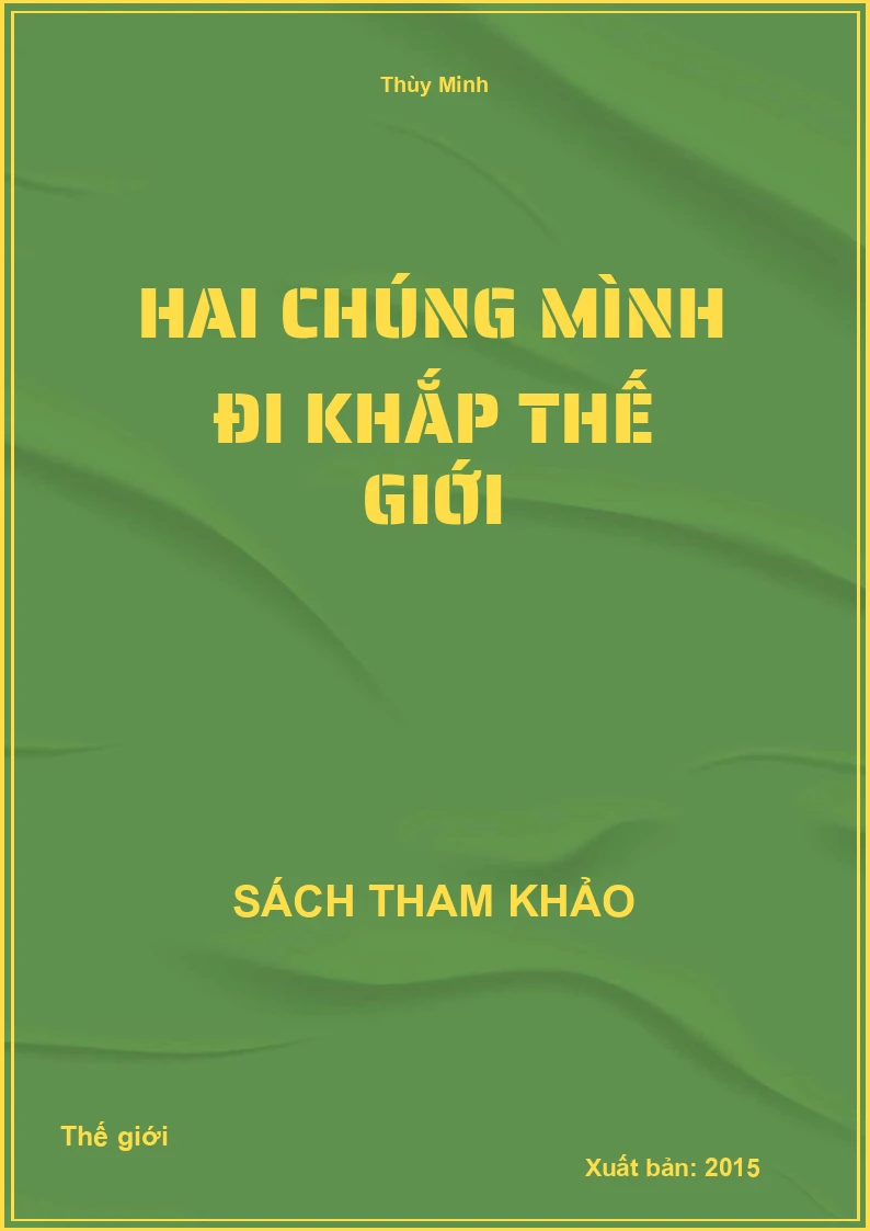 Hai chúng mình đi khắp thế giới