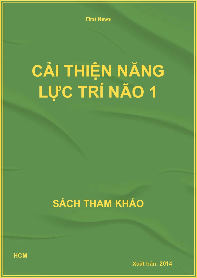 Cải thiện năng lực trí não 1