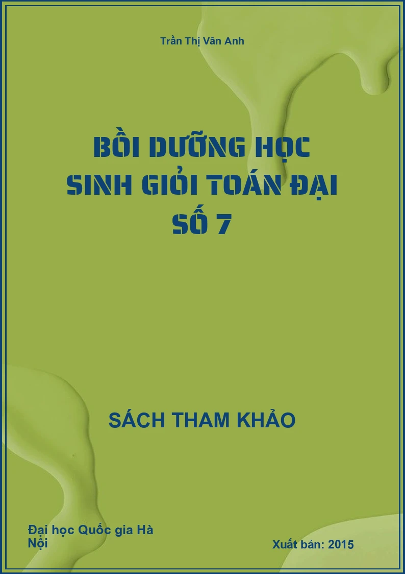 Bồi dưỡng học sinh giỏi toán đại số 7