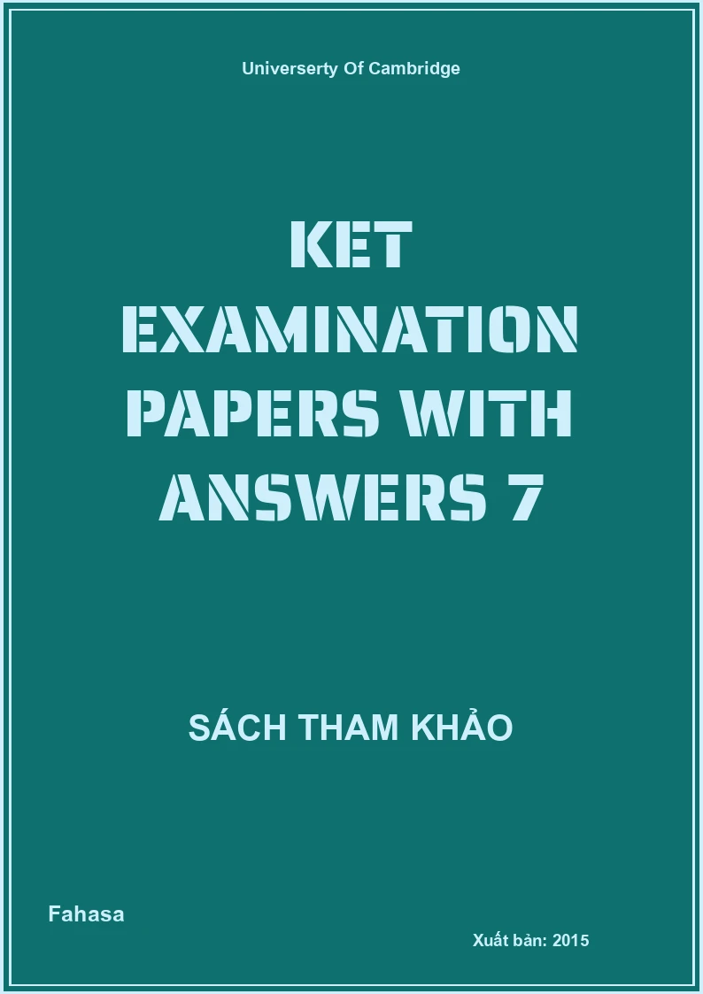 Ket Examination Papers With Answers 7