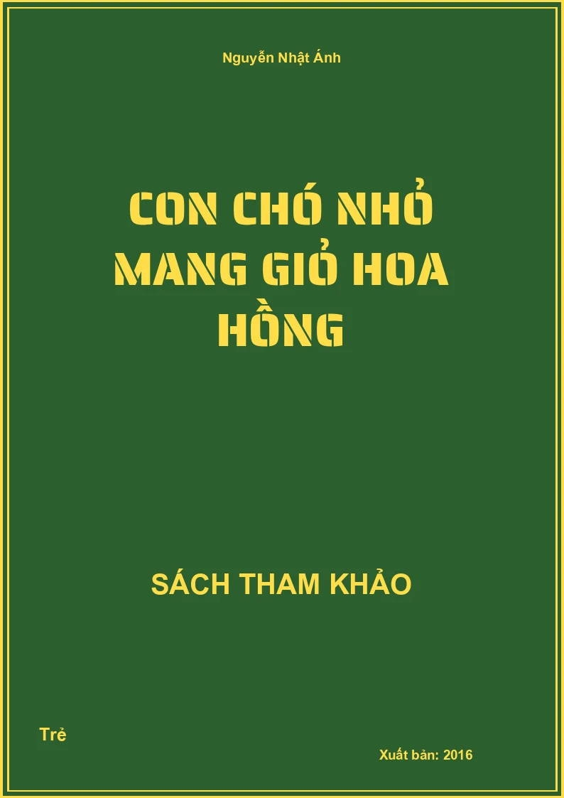 Con chó nhỏ mang giỏ hoa hồng