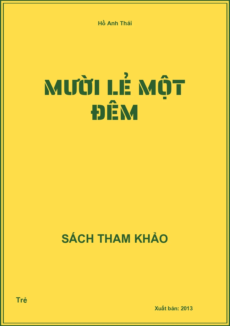 Mười lẻ một đêm