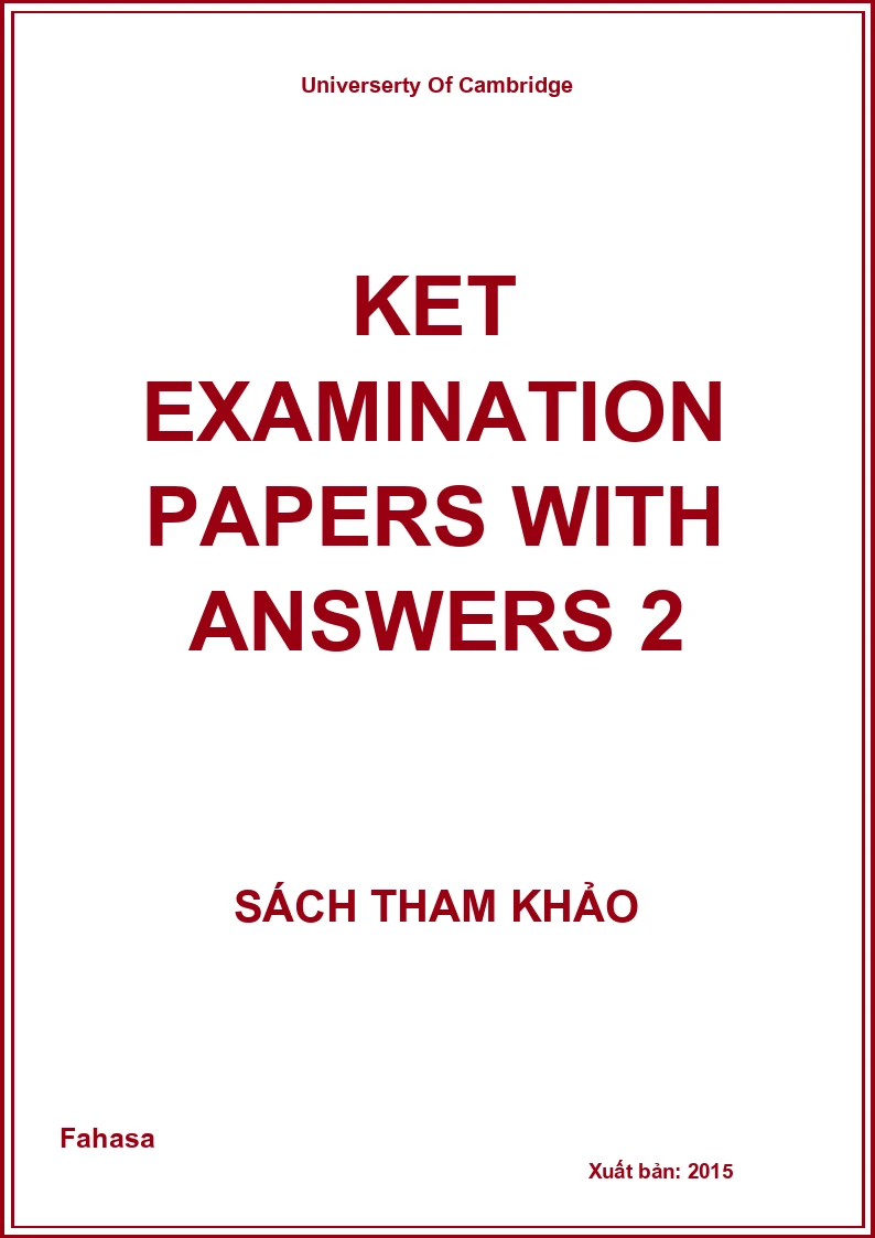 Ket Examination Papers With Answers 2