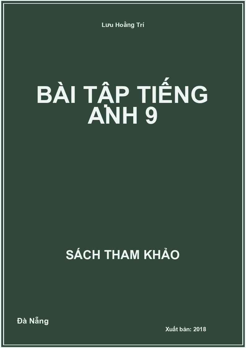 Bài tập tiếng anh 9