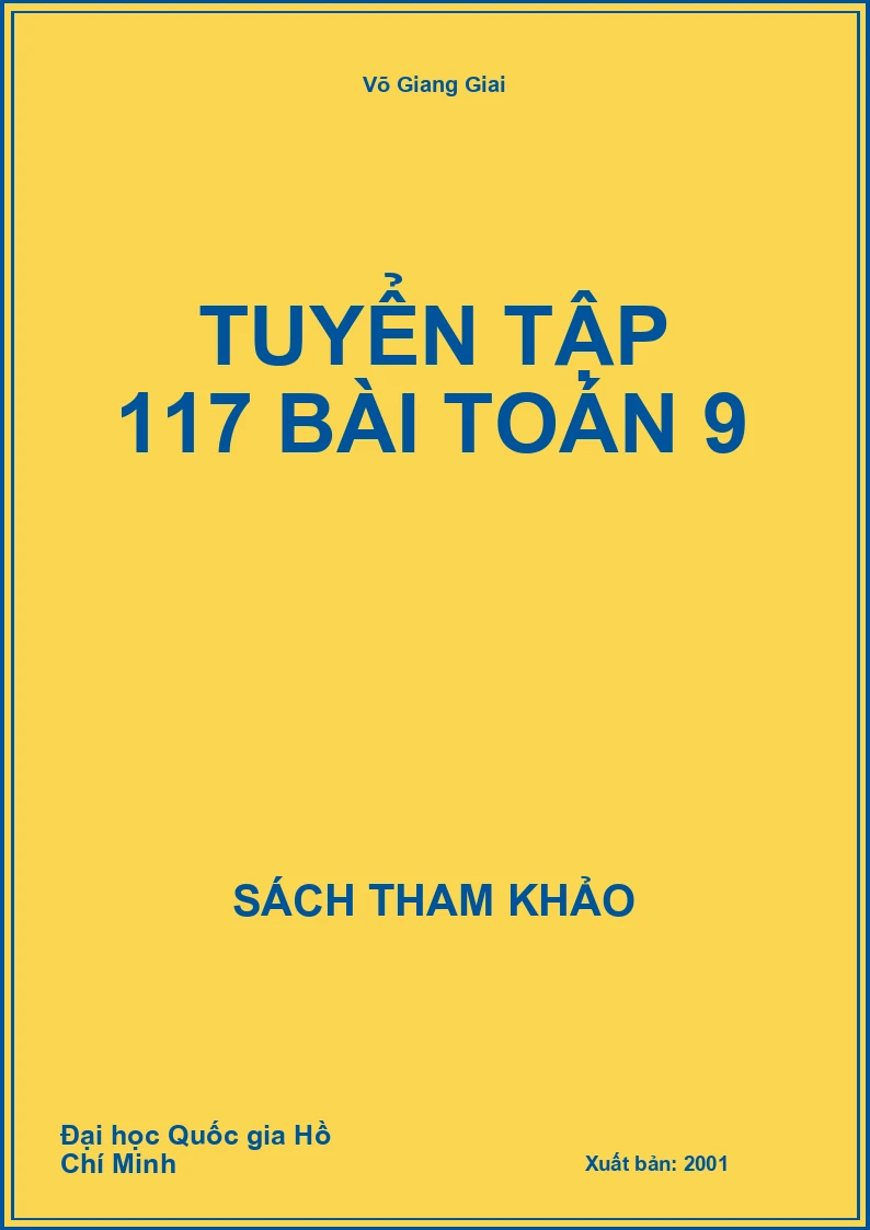 Tuyển tập 117 bài toán 9
