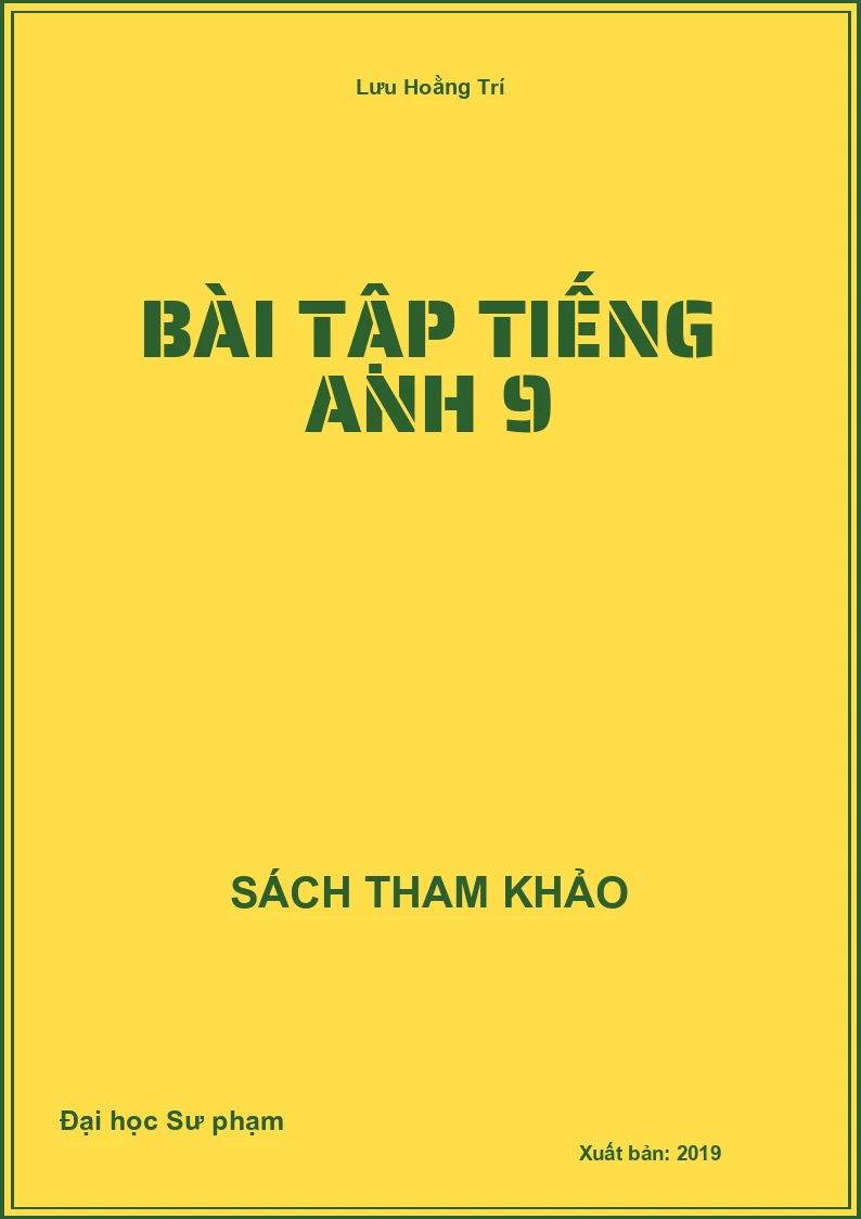 Bài tập tiếng anh 9