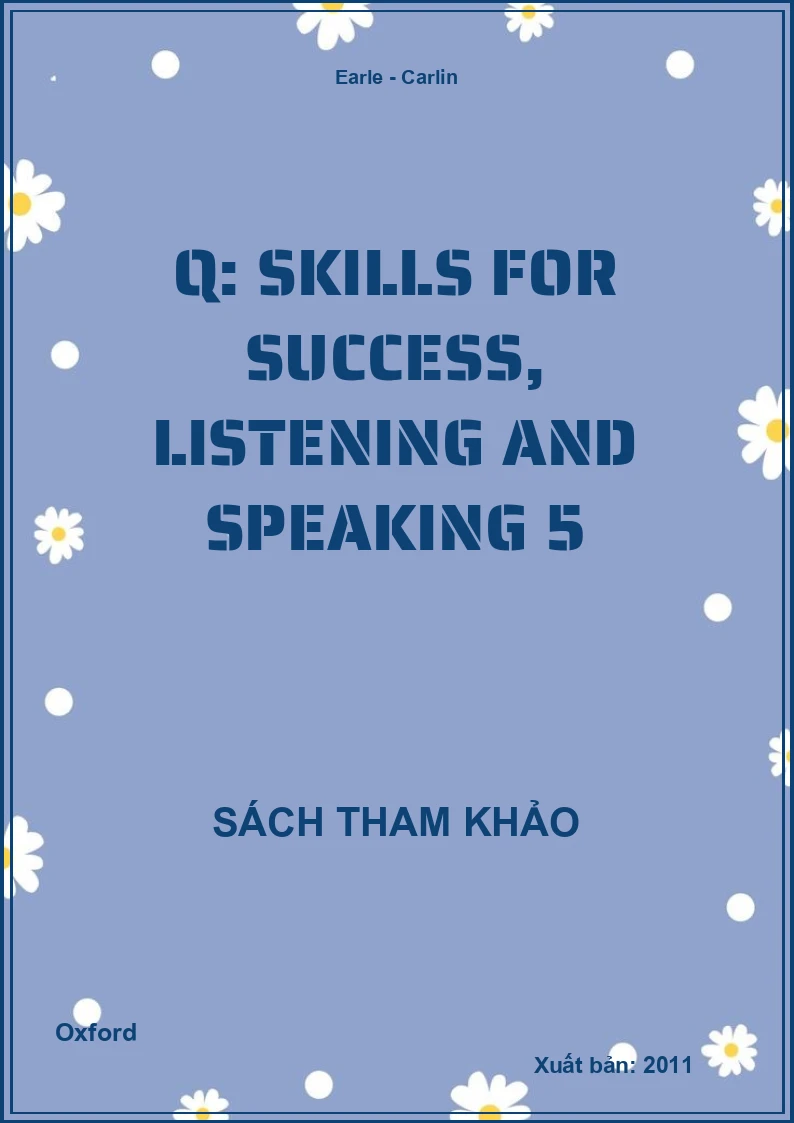 Q: Skills For Success, Listening And Speaking 5