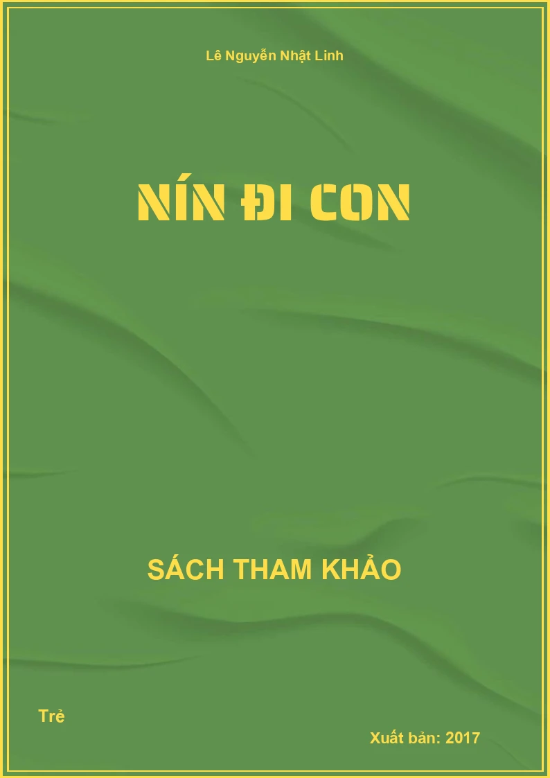 Nín đi con