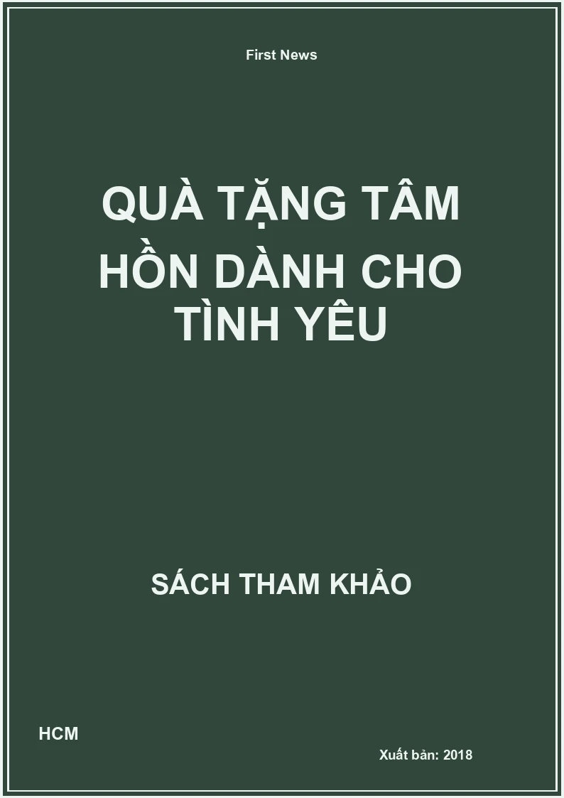 Quà tặng tâm hồn dành cho tình yêu
