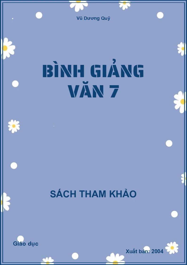Bình Giảng Văn 7