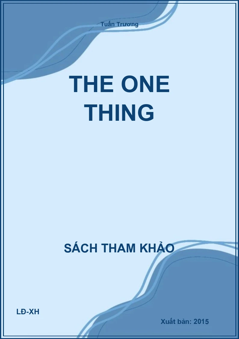 The One Thing