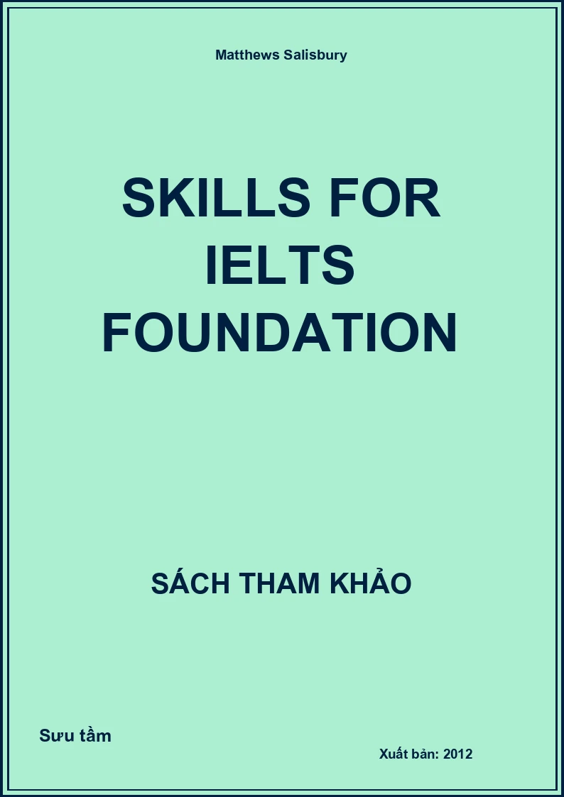 Skills For Ielts Foundation