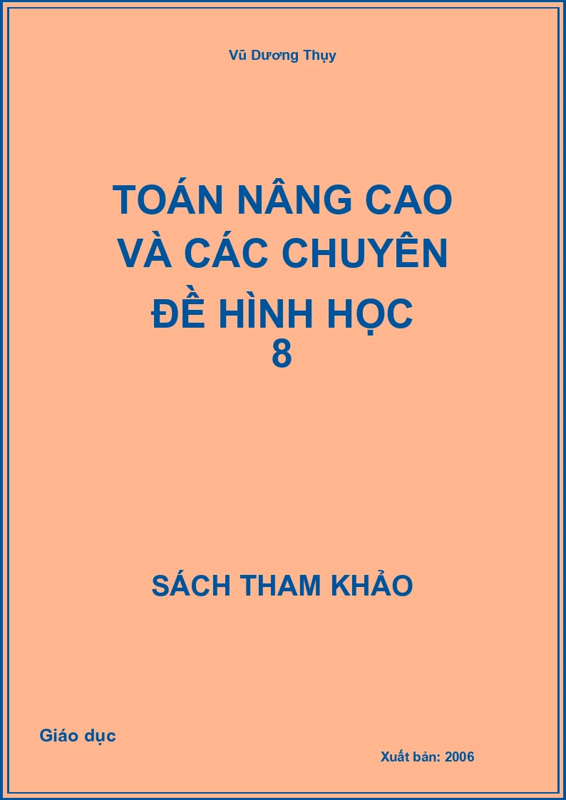 Toán nâng cao và các chuyên đề hình học 8