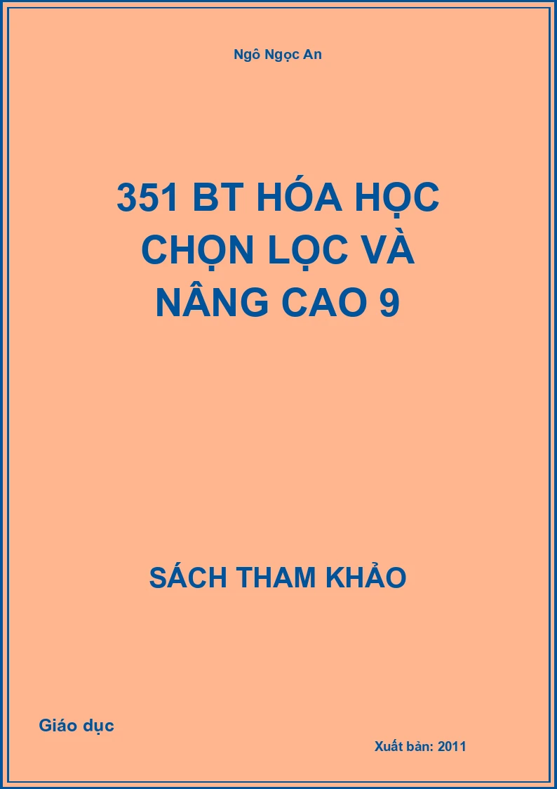 351 Bt Hóa Học Chọn Lọc Và Nâng Cao 9