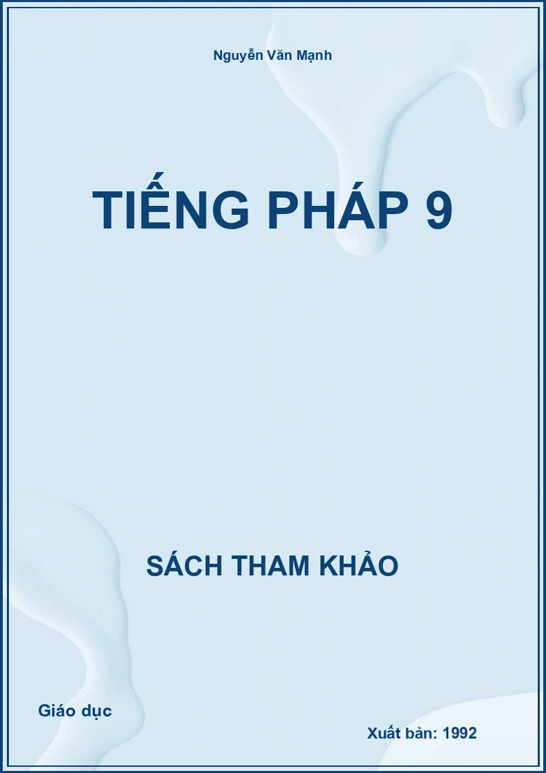 Tiếng Pháp 9