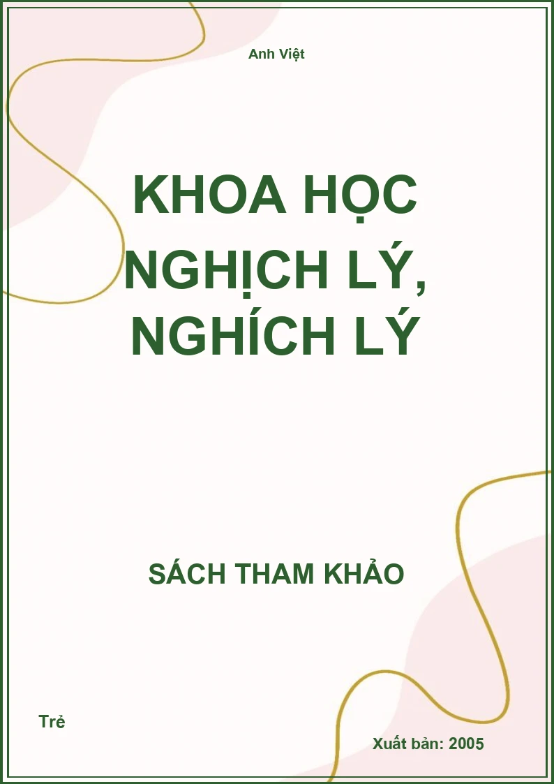 Khoa học nghịch lý, nghích lý