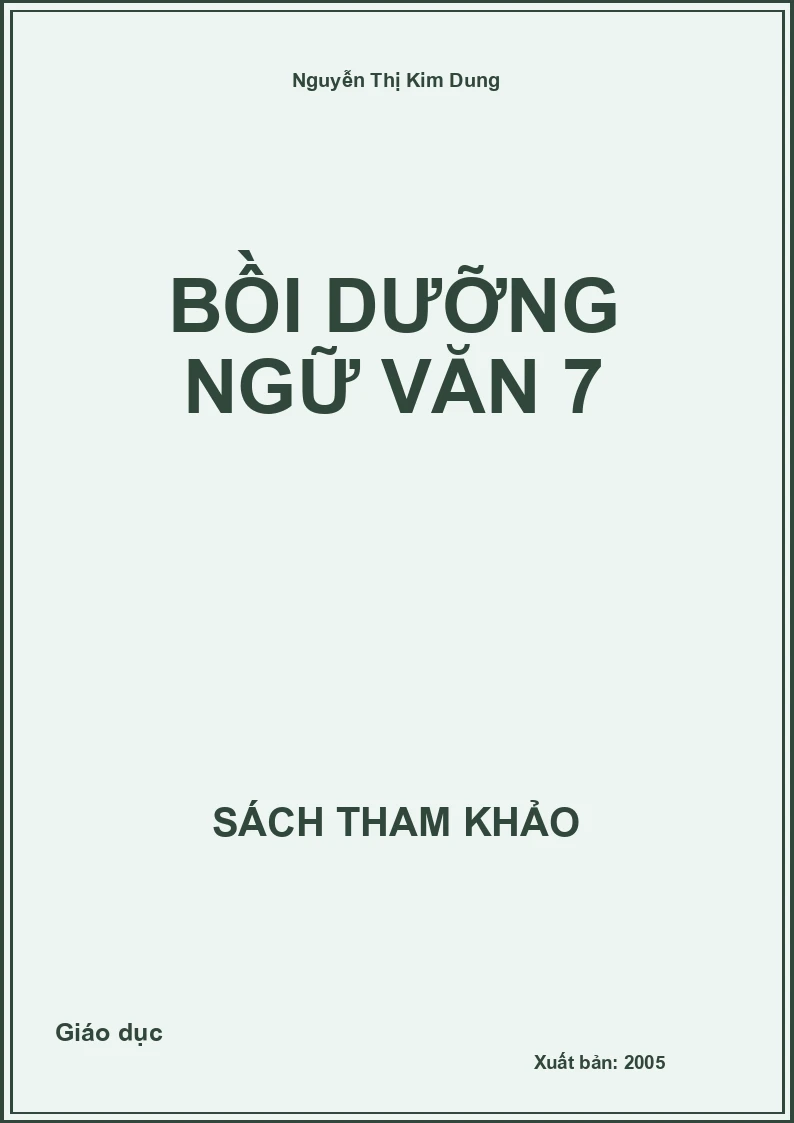 Bồi dưỡng Ngữ văn 7