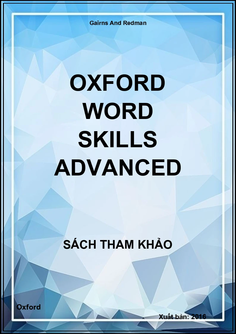 Oxford Word Skills Advanced