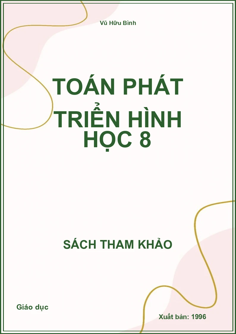 Toán phát triển hình học 8