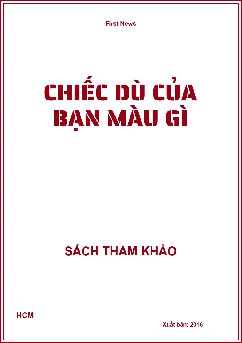 Chiếc dù của bạn màu gì