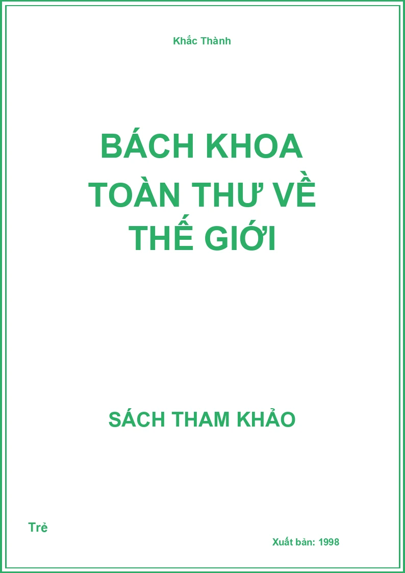 Bách khoa toàn thư về thế giới