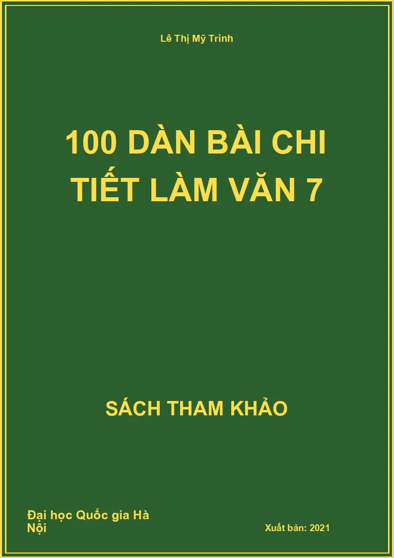 100 dàn bài chi tiết làm văn 7