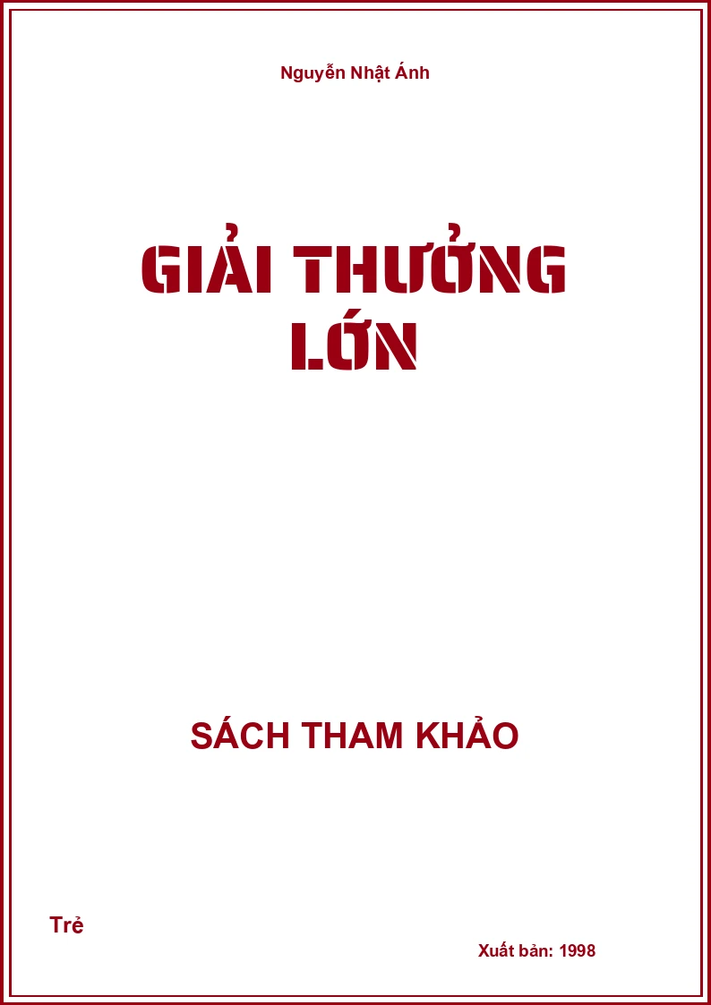Giải thưởng lớn