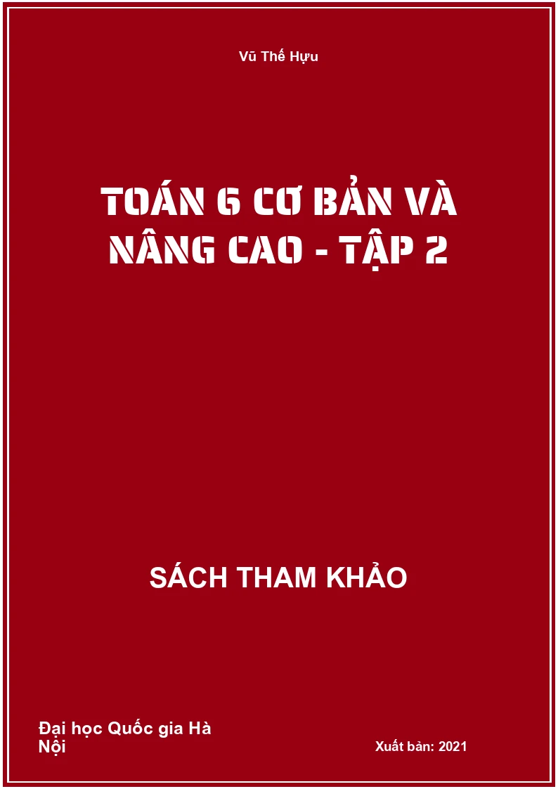 Toán 6 cơ bản và nâng cao - tập 2