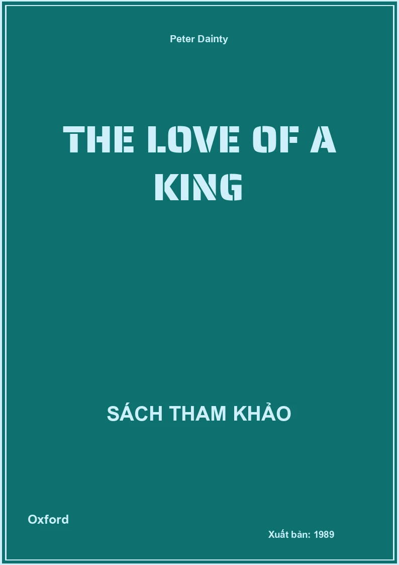 The Love Of A King