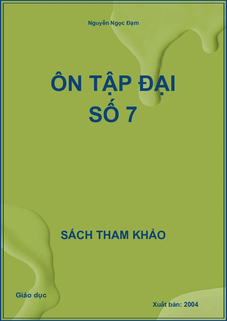Ôn Tập Đại Số 7