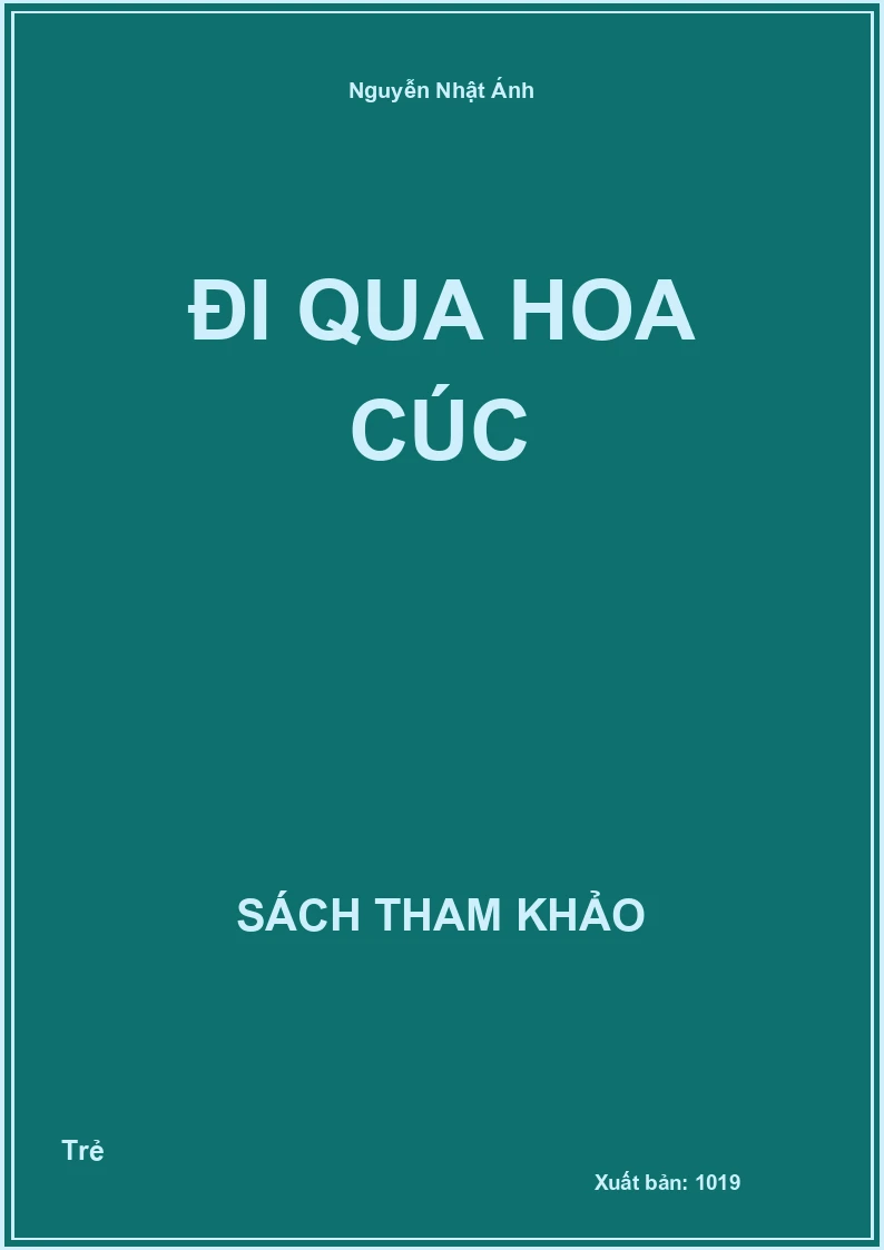 Đi qua hoa cúc