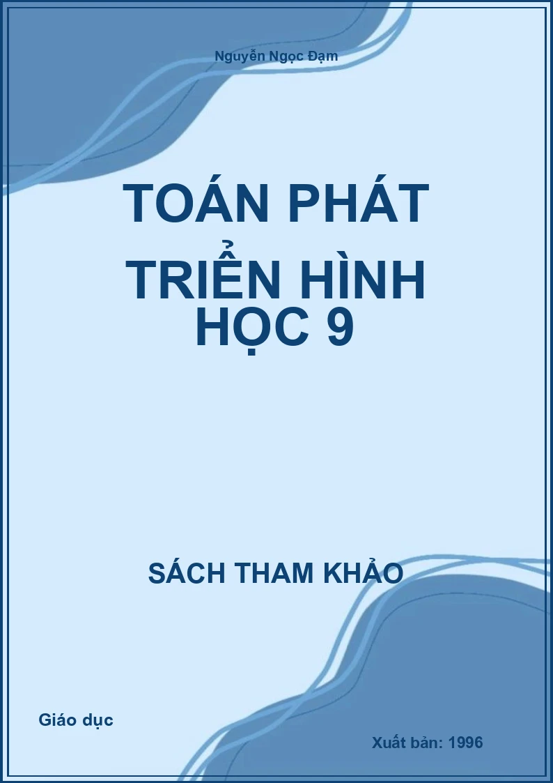 Toán phát triển hình học 9