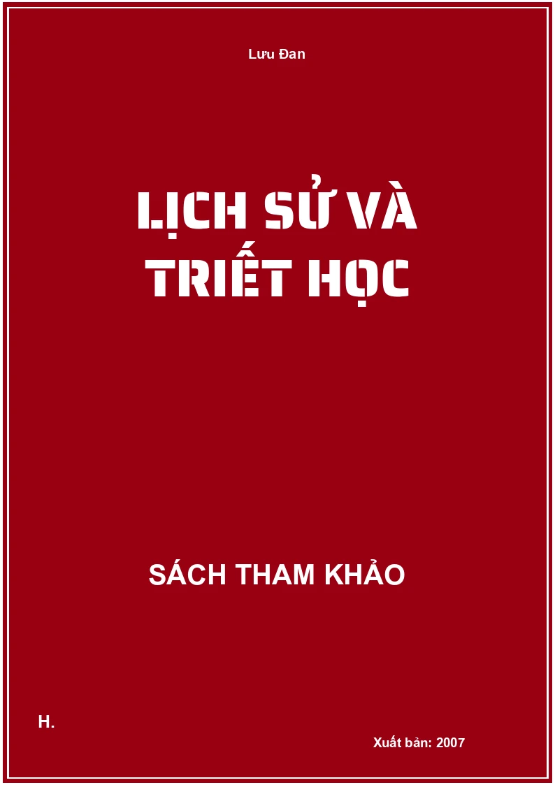 Lịch sử và triết học