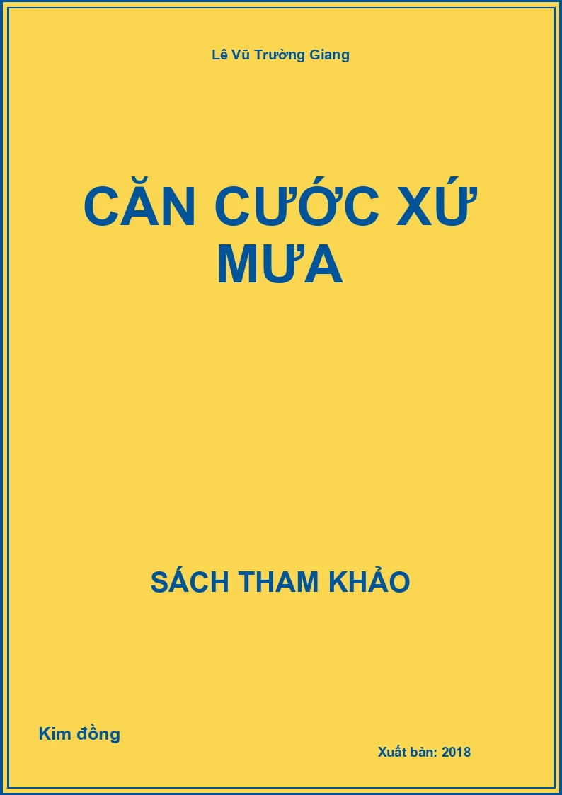 Căn cước xứ mưa