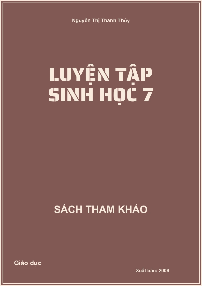 Luyện Tập Sinh Học 7