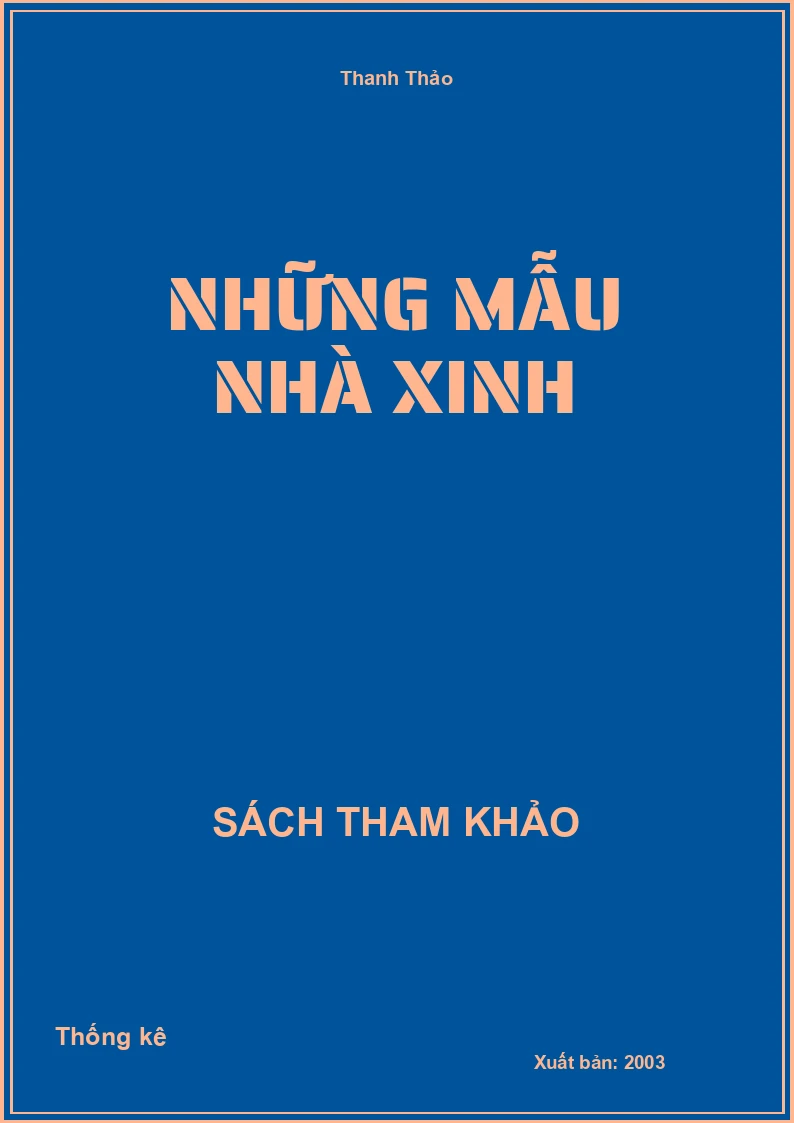 Những mẫu nhà xinh