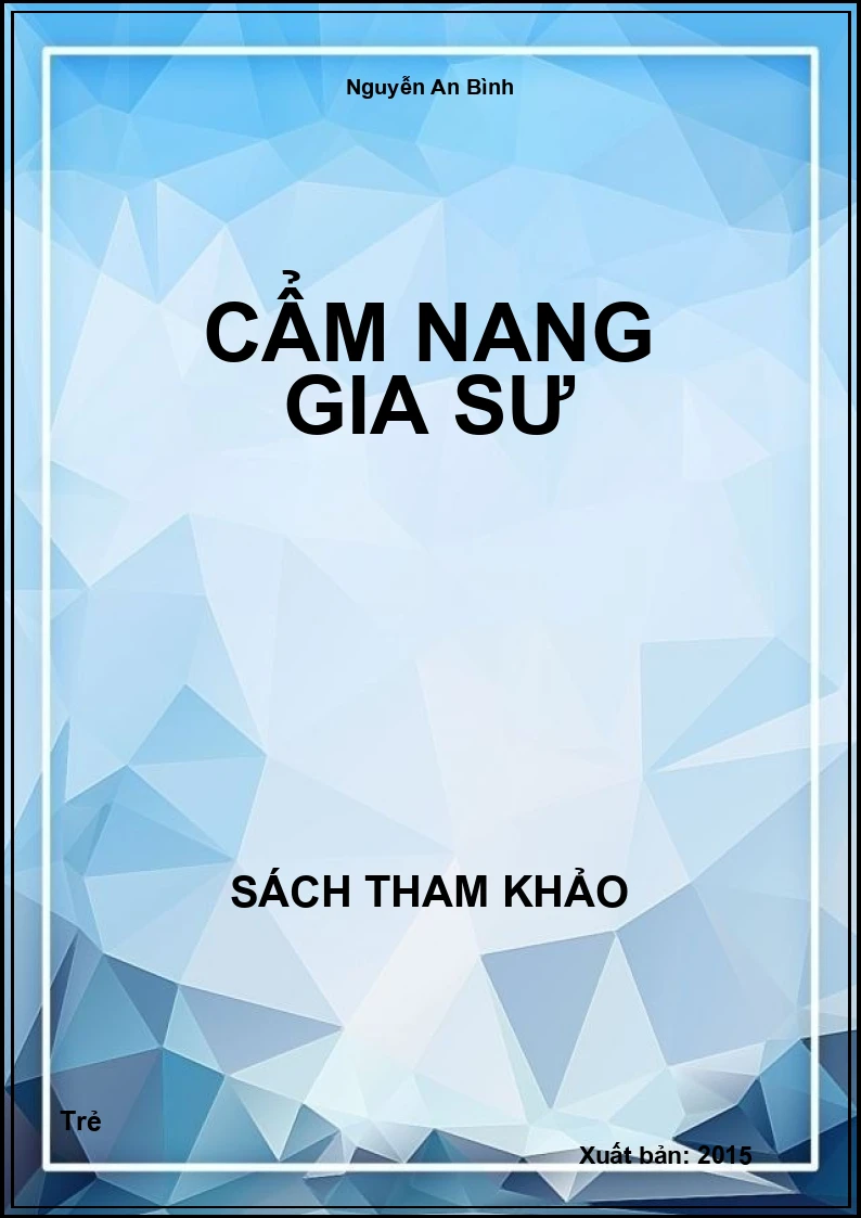 Cẩm nang gia sư