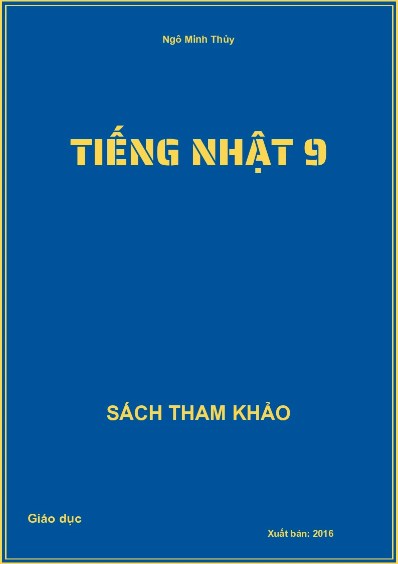 Tiếng Nhật 9
