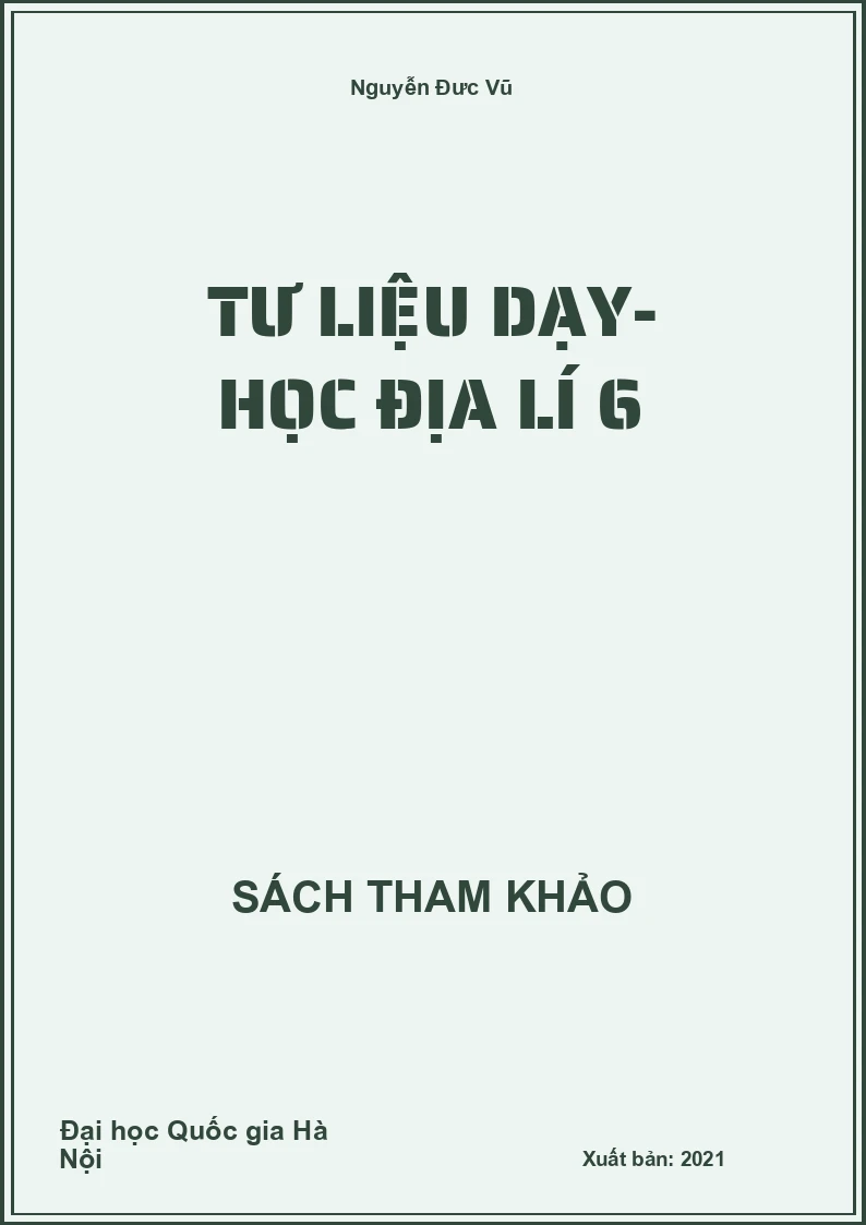 Tư Liệu Dạy- Học Địa Lí 6