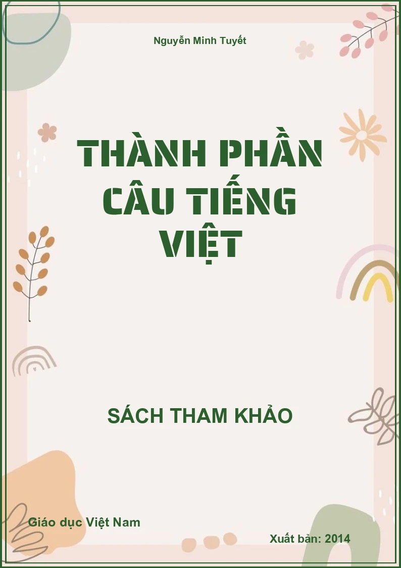 Thành phần câu tiếng việt