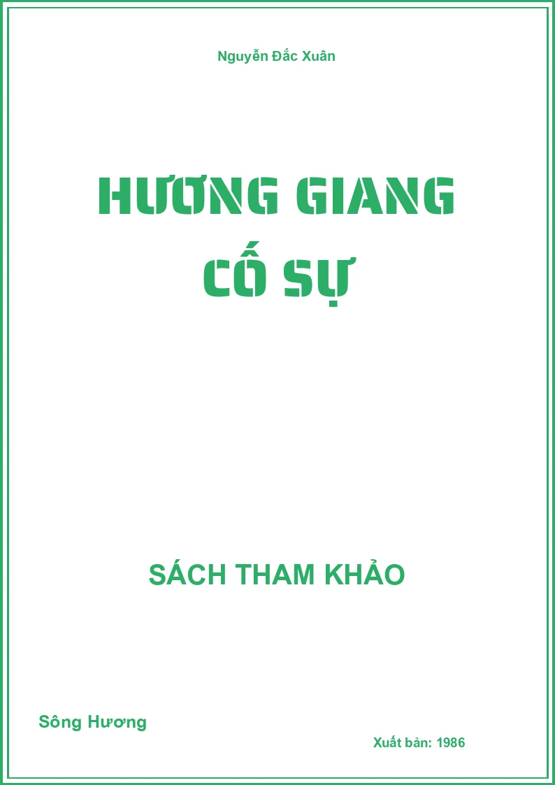 Hương giang cố sự