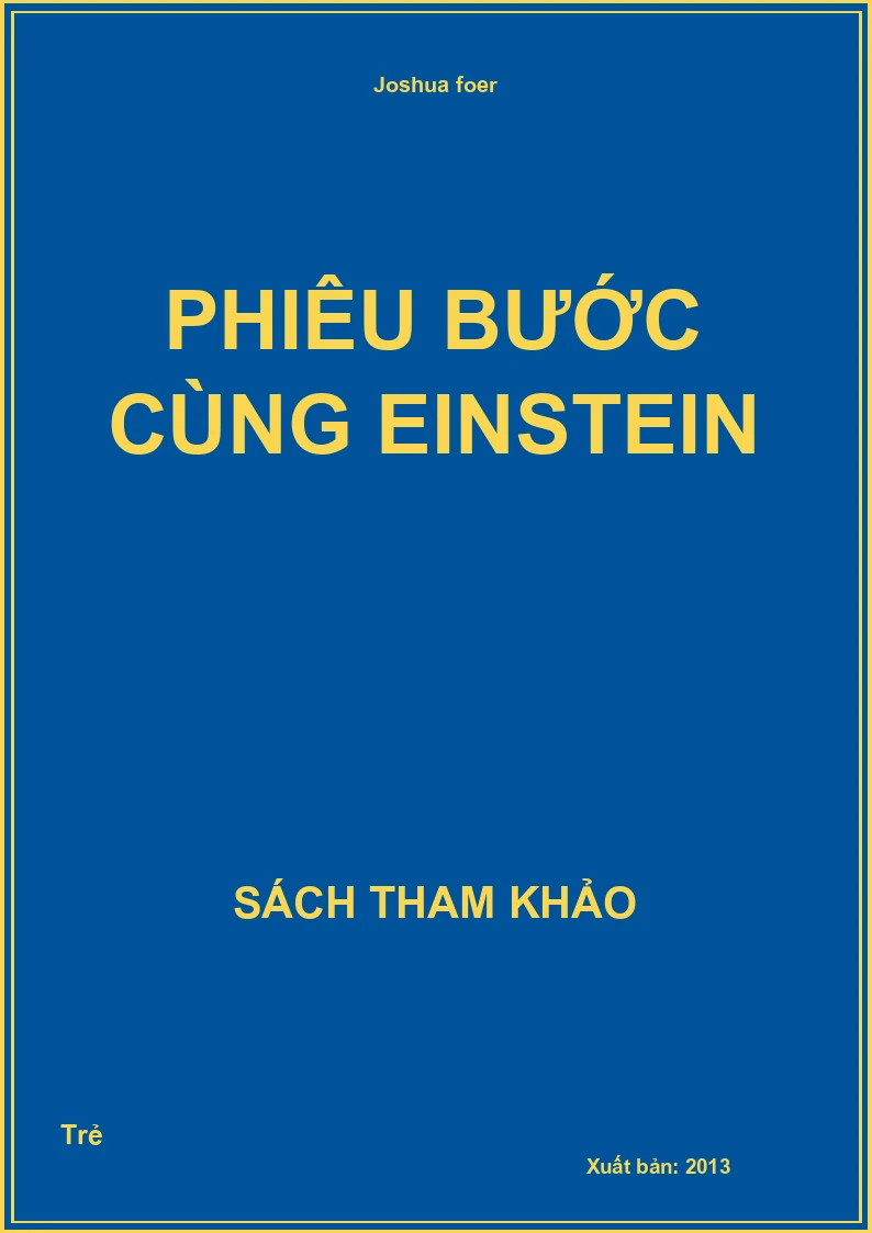 Phiêu bước cùng Einstein