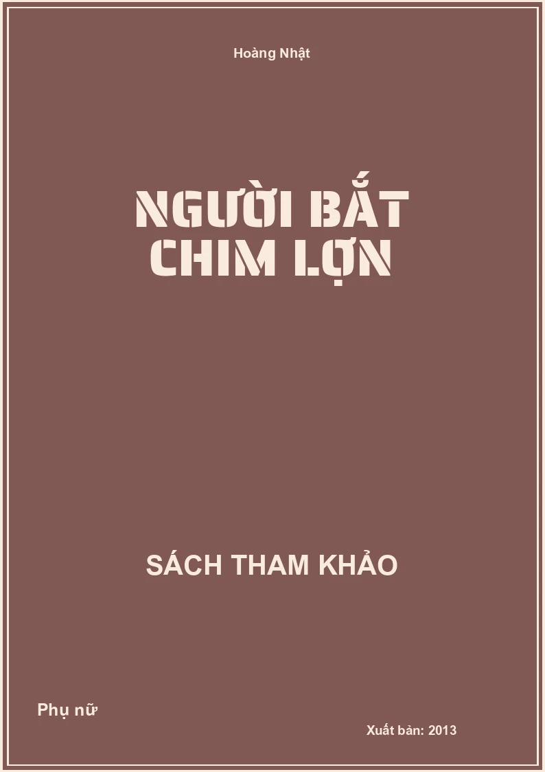 Người bắt chim lợn