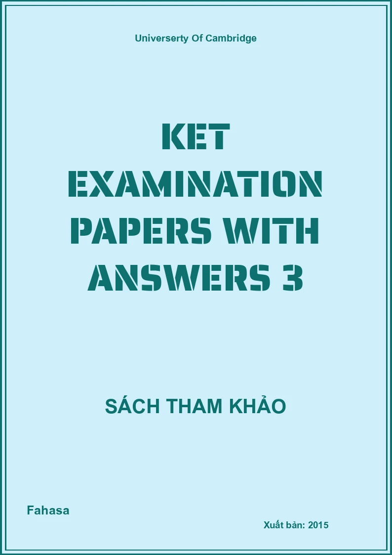 Ket Examination Papers With Answers 3