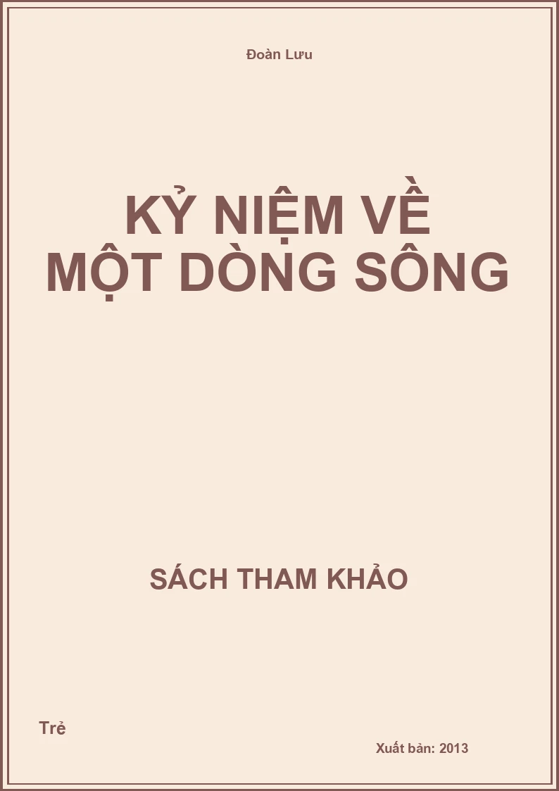 Kỷ niệm về một dòng sông